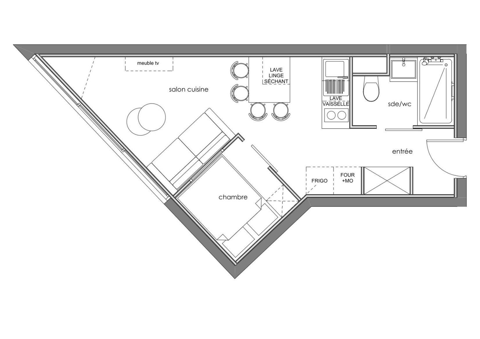 Val Thorens Appartement Residence Les 3 Vallees Экстерьер фото